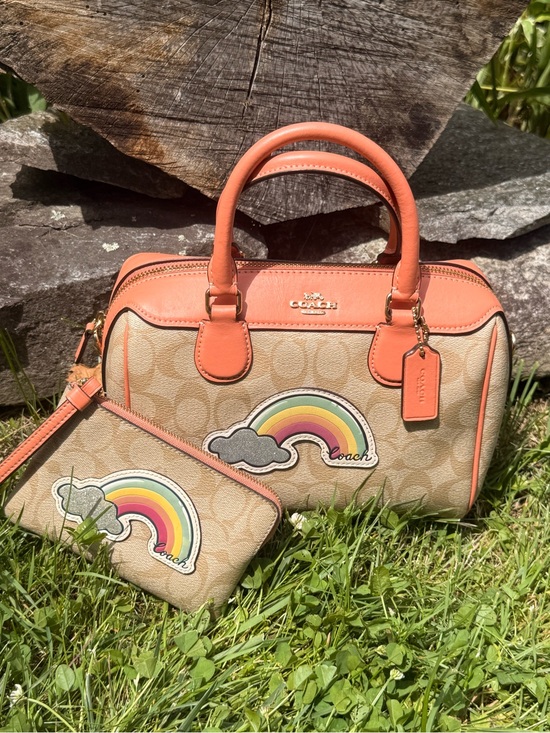 Coach Handbags - Coach Mini Bennett Satchel with Wristlet Bundle